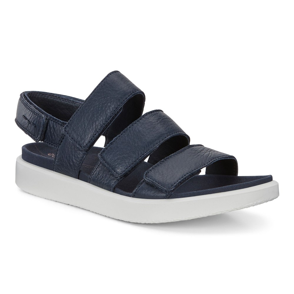 Sandalias Mujer - ECCO Flowt Flat - Azul Marino - NDW236950